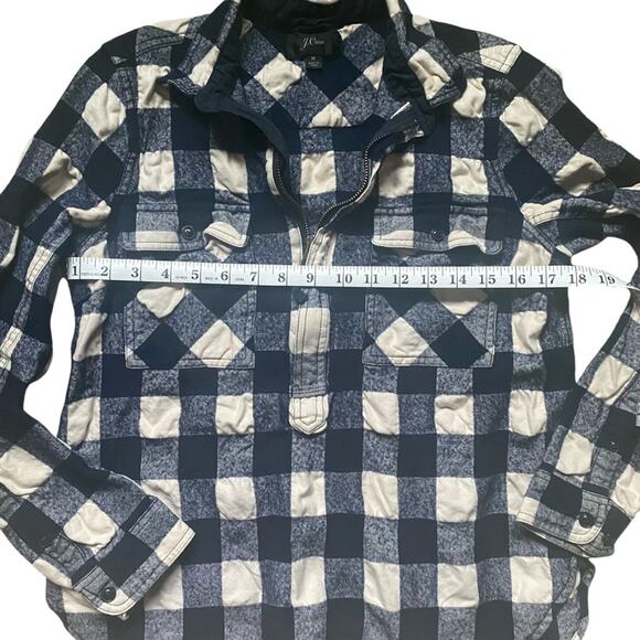 J.Crew Buffalo Check Shirt Jacket Size M - Picture 3 of 7